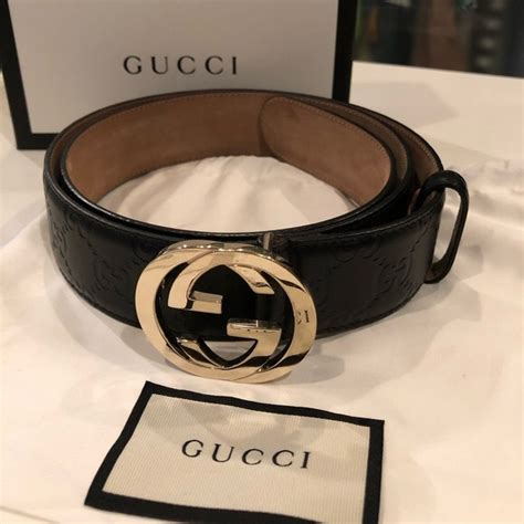 poshmark 75 gucci belt|used women's authentic gucci belts.